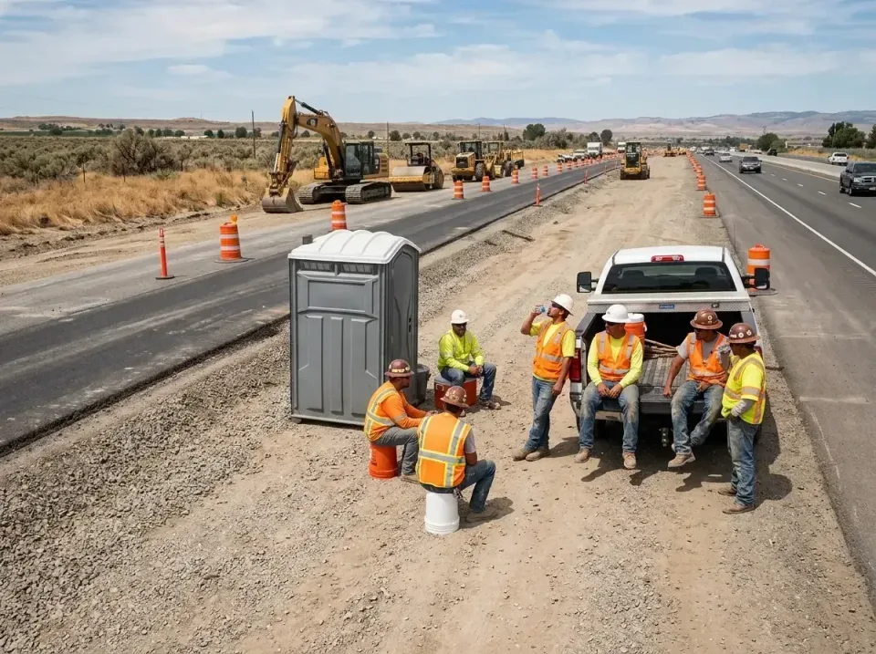 highway-road-construction-crew-007 — frequently asked questions, Porta Potty and Restroom Rentals in McSwain, CA